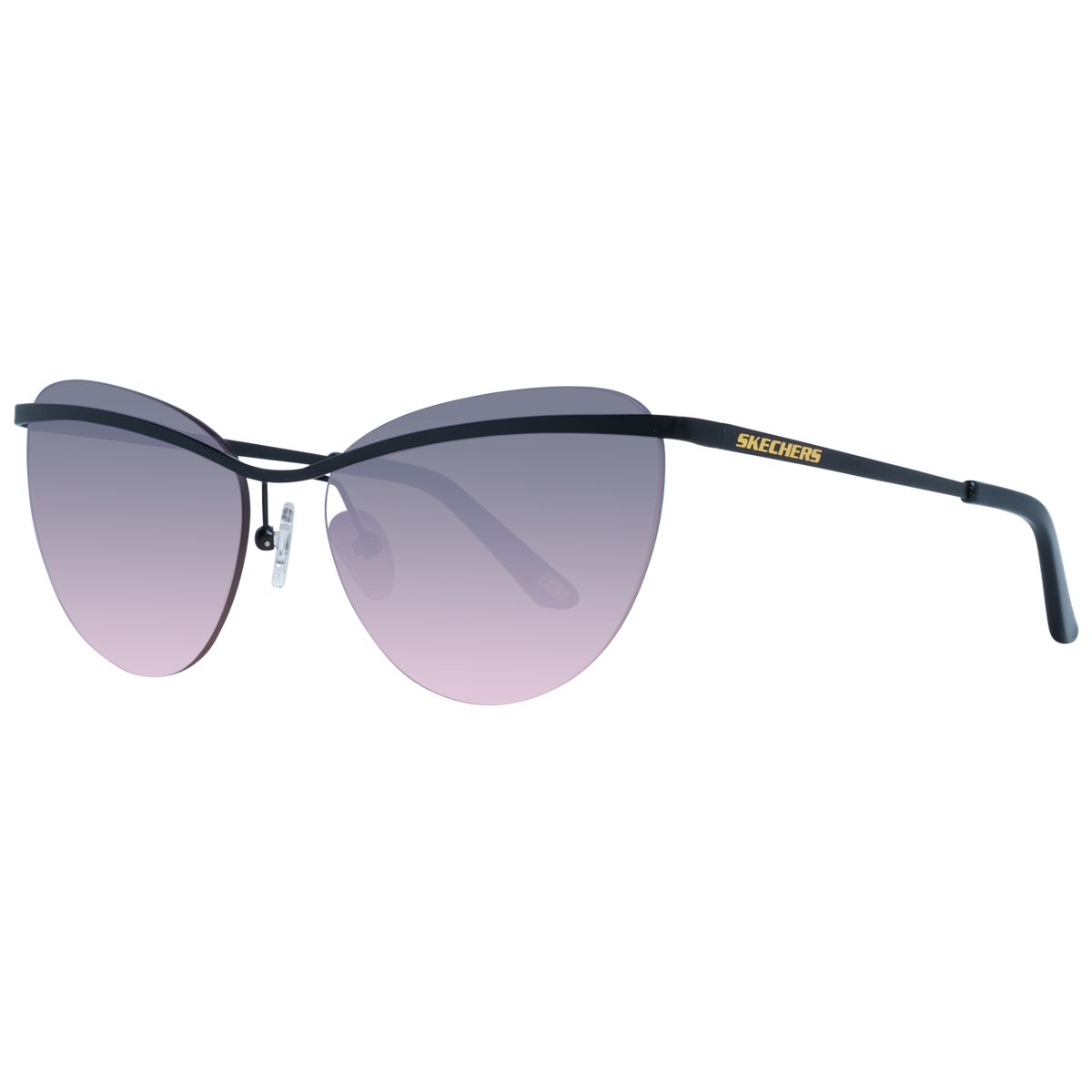 Randlose Cat-Eye-Sonnenbrille mit Farbverlauf