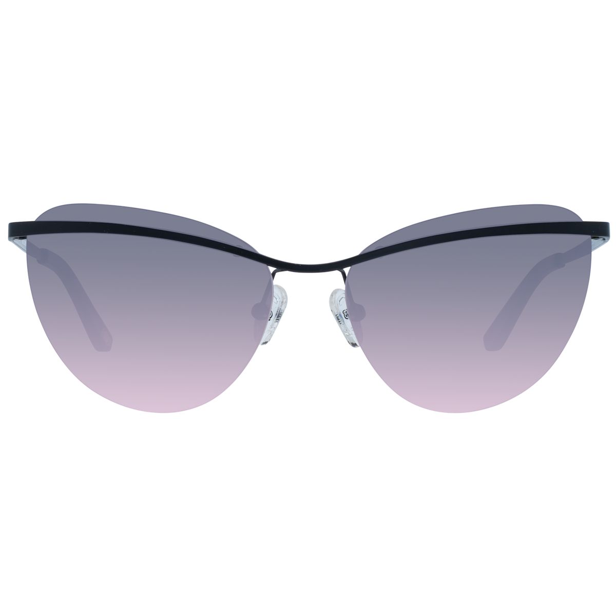 Randlose Cat-Eye-Sonnenbrille mit Farbverlauf