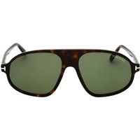 Klassische Aviator-Sonnenbrille in Schildpatt-Optik
