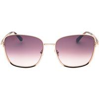 Quadratische Metall-Sonnenbrille mit Verlauf