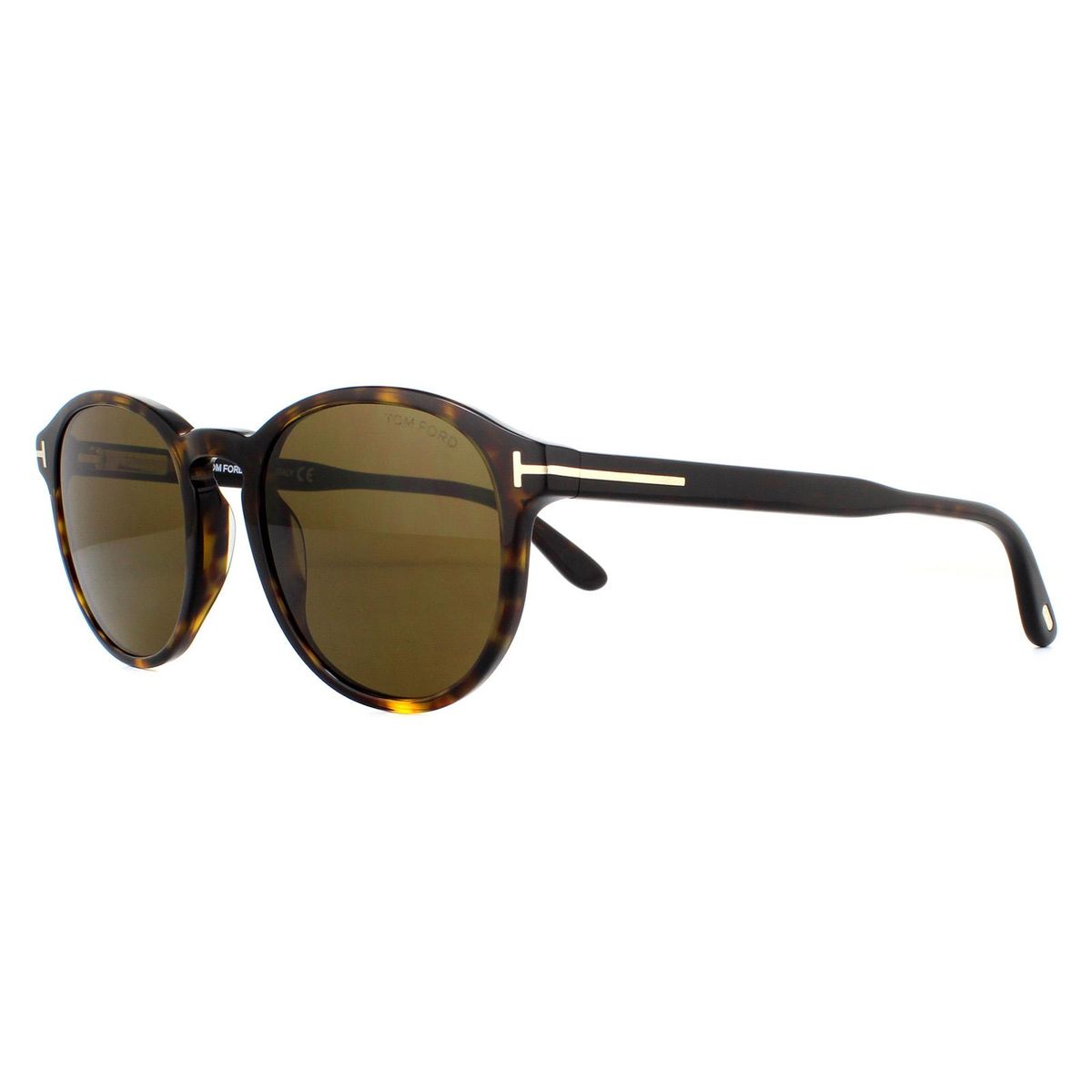 Abgerundete Sonnenbrille mit Schlüssellochsteg