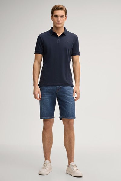 Joop! Primo Dunkelblaues Poloshirt Bio-Baumwolle Kurze Ärmel