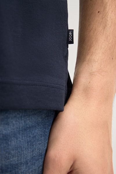 Joop! Primo Dunkelblaues Poloshirt Bio-Baumwolle Kurze Ärmel