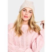 Weiche Beanie aus Bouclé-Strick
