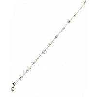 Elegantes Perlenarmband aus Sterlingsilber