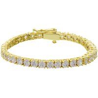 Klassisches vergoldetes Tennisarmband