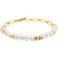 Elegantes Perlen- und Gliederarmband