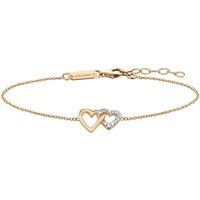 Vergoldetes Armband mit Herz-Motiv