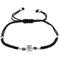 Sterling Silber Zirkonia Kordelarmband