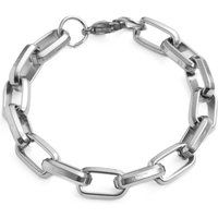 Gliederkettenarmband mit rechteckigen Gliedern