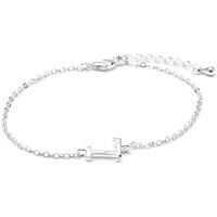 Zartes Armband mit Buchstaben-Anhänger