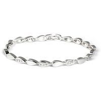Gliederarmband mit tropfenförmigen Zirkonia