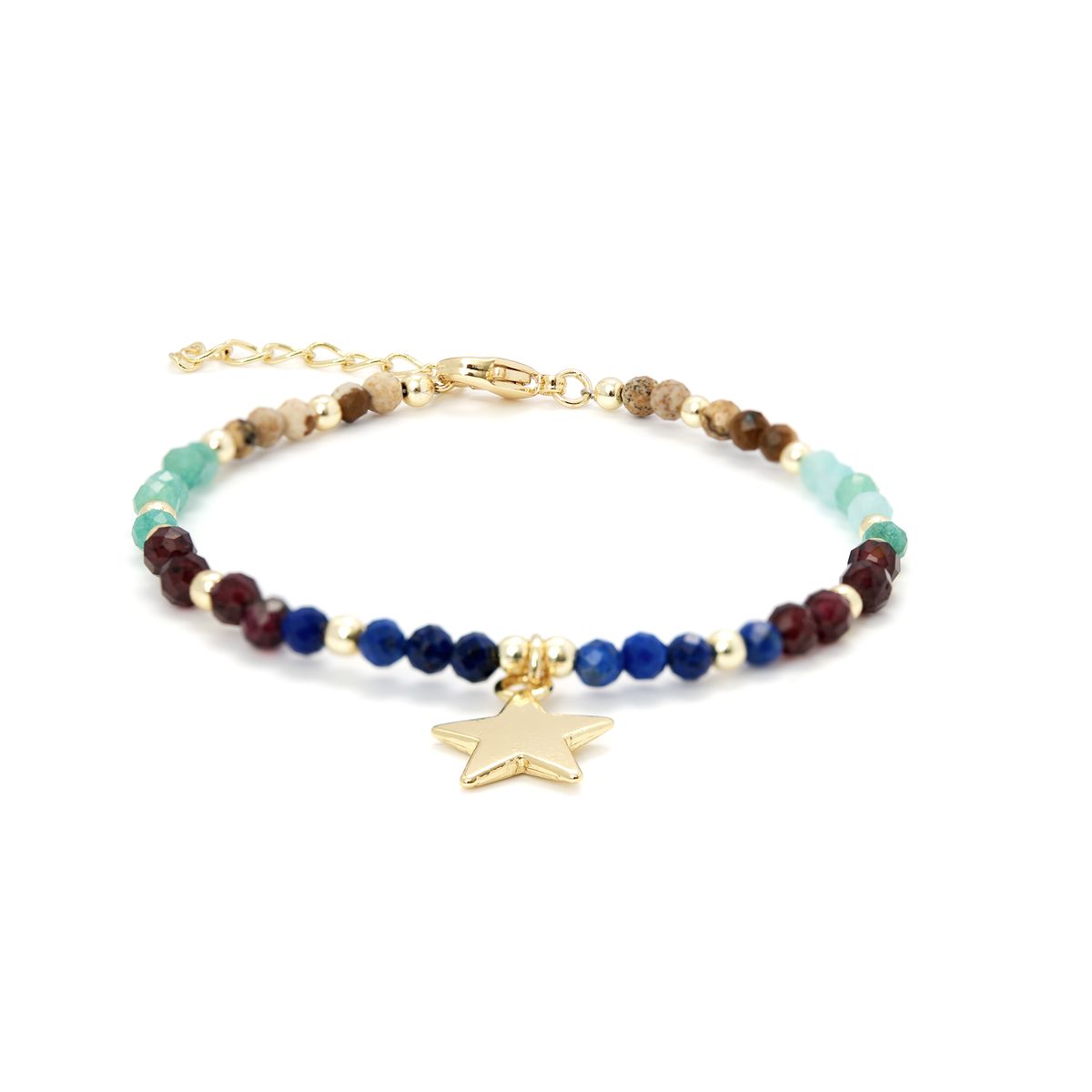 Perlenarmband mit Sternanhänger