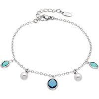 Elegantes Armband mit Perlen und Kristallen