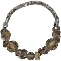 Rauchquarz Mesh-Stretch-Armband