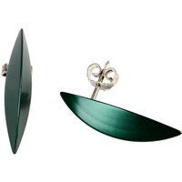 Moderne Geschwungene Blatt-Ohrstecker