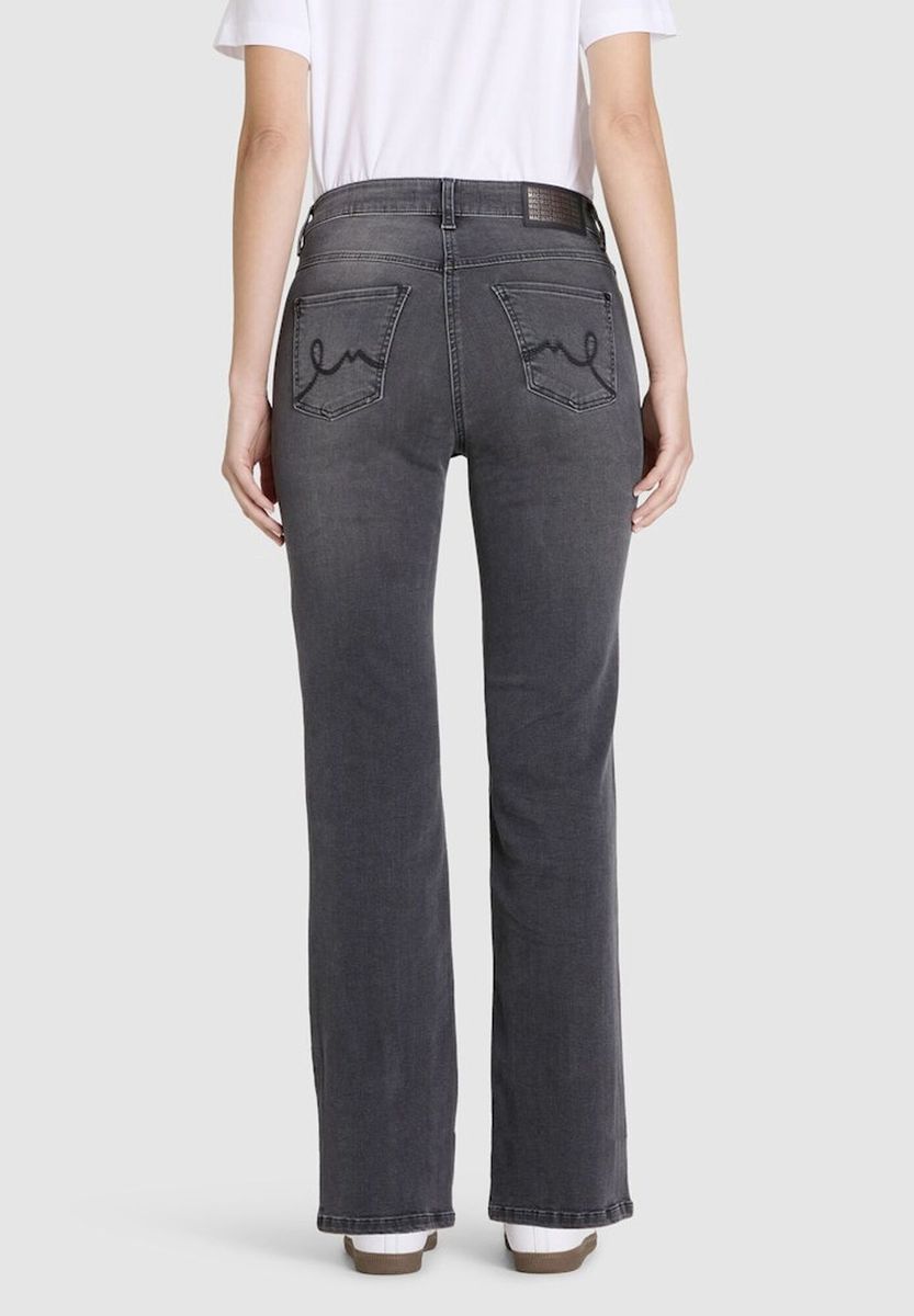 Ausgestellte Mid-Rise Jeans