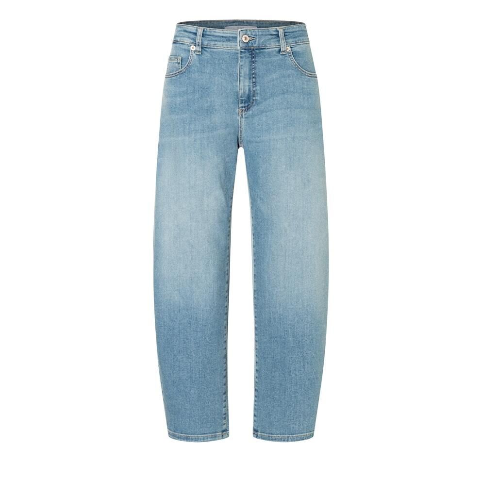Jeans mit entspannter Barrel-Leg-Passform
