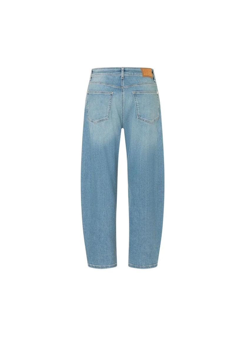 Jeans mit entspannter Barrel-Leg-Passform