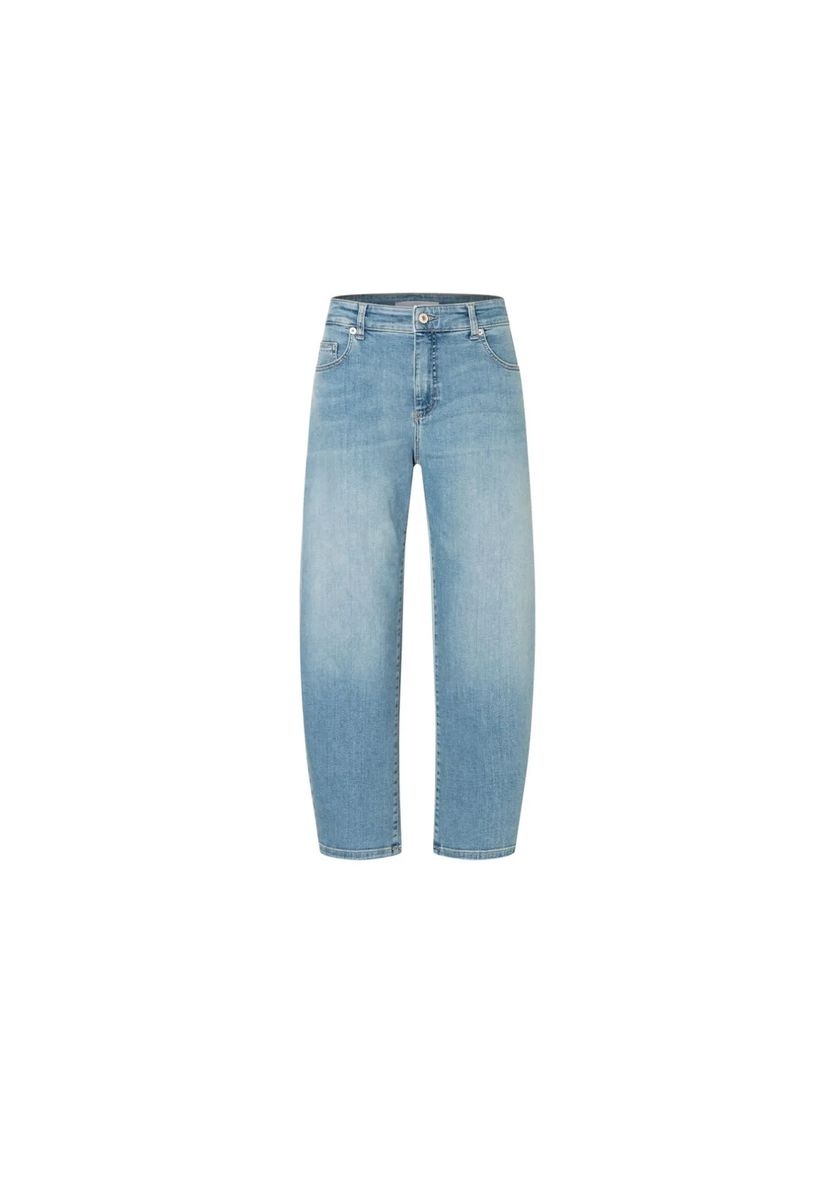 Jeans mit entspannter Barrel-Leg-Passform