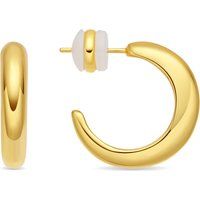 Chunky Creolen mit Gold-Beschichtung