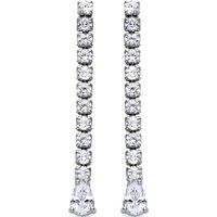 Elegante Zirkonia-Tropfenohrringe