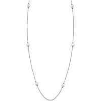 Sterling Silber Kette mit Perlen