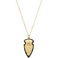 Pfeilspitzen-Halskette mit Gold-Finish