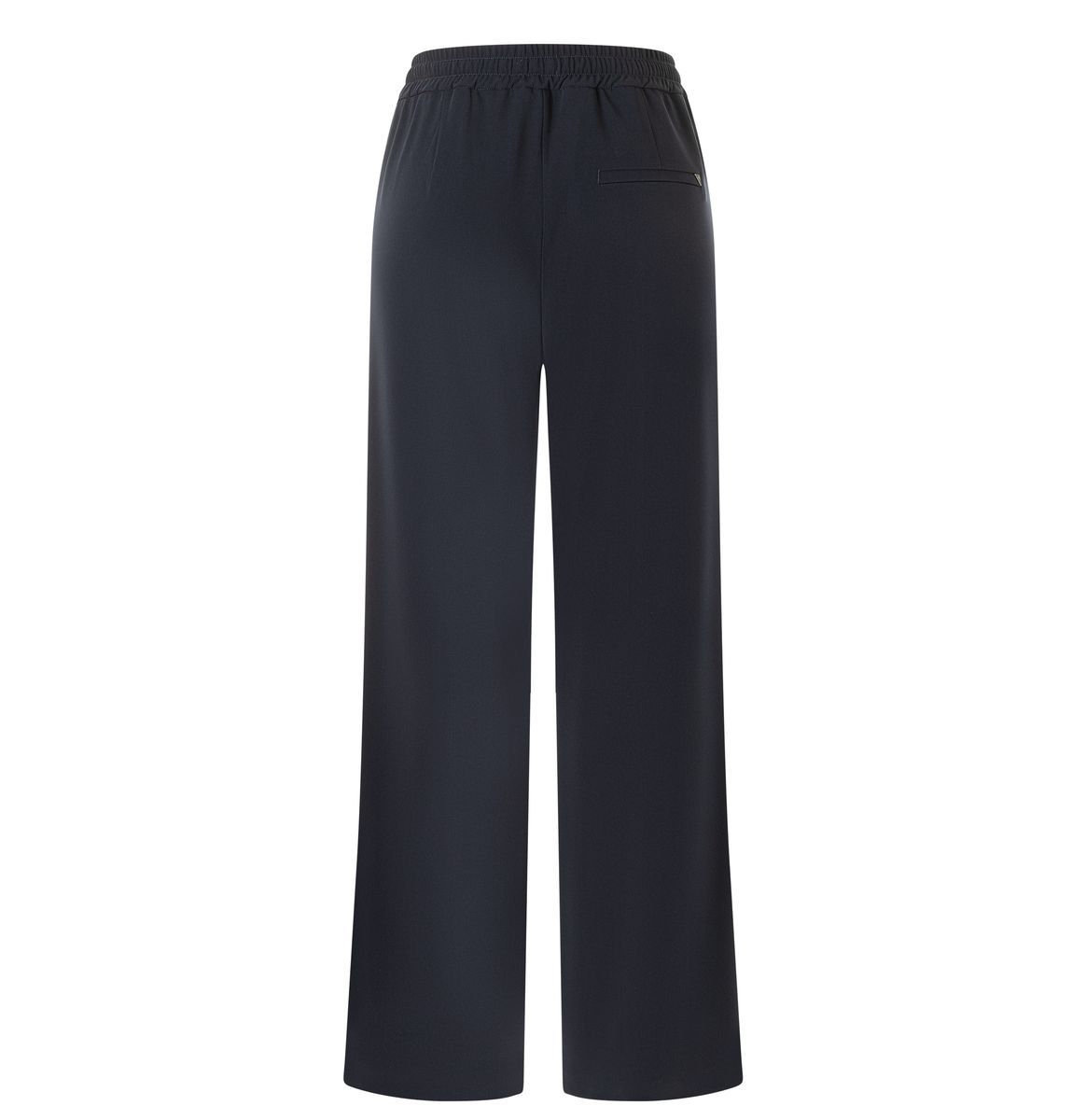 Marineblaue, weitgeschnittene Loungehose