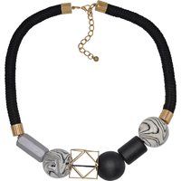 Modernes geometrisches Statement-Kordel-Collier