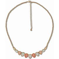 Elegantes Collier mit Tropfensteinen