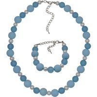 Perlen-Schmuckset aus Collier und Armband