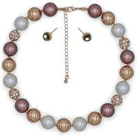 Elegantes mehrfarbiges Perlen-Schmuckset