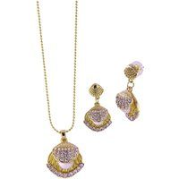 Elegantes Muschel-Schmuckset mit Perlen