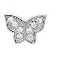 Schmetterling-Piercing mit funkelnden Zirkonia