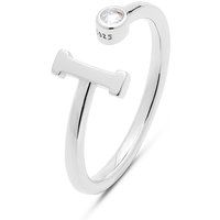 Offener Ring mit Buchstabe I