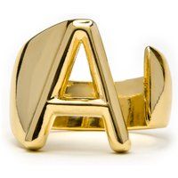 Markanter Alphabet-Initial-Statement-Ring
