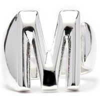 Auffälliger Alphabet-Ring mit Buchstabe M