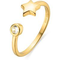 Offener Sternring mit Zirkonia