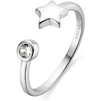 Offener Stern-Zirkonia-Ring