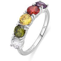 Ring mit mehrfarbigen Zirkoniasteinen