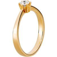 Eleganter Solitärring mit Diamant