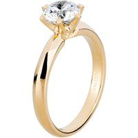 Klassischer Solitär-Diamantring aus Gelbgold