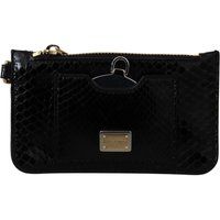 Handgelenktasche aus geprägtem Leder