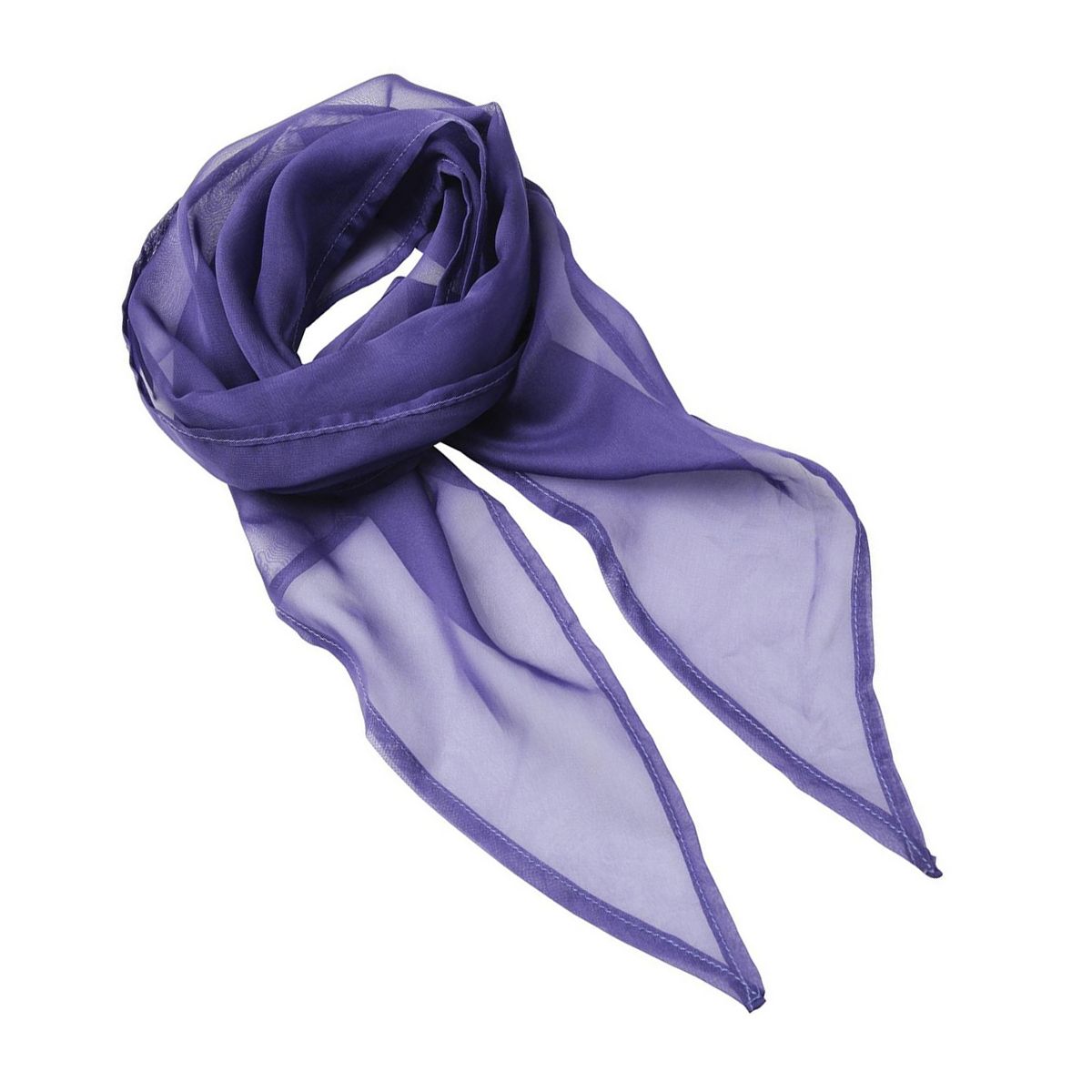 Hauchdünner Chiffonschal in Unifarben