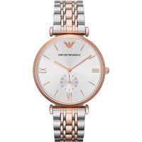 Klassische Bicolor-Uhr mit Gliederarmband