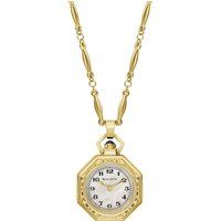 Achteckige Art Déco Anhängeruhr