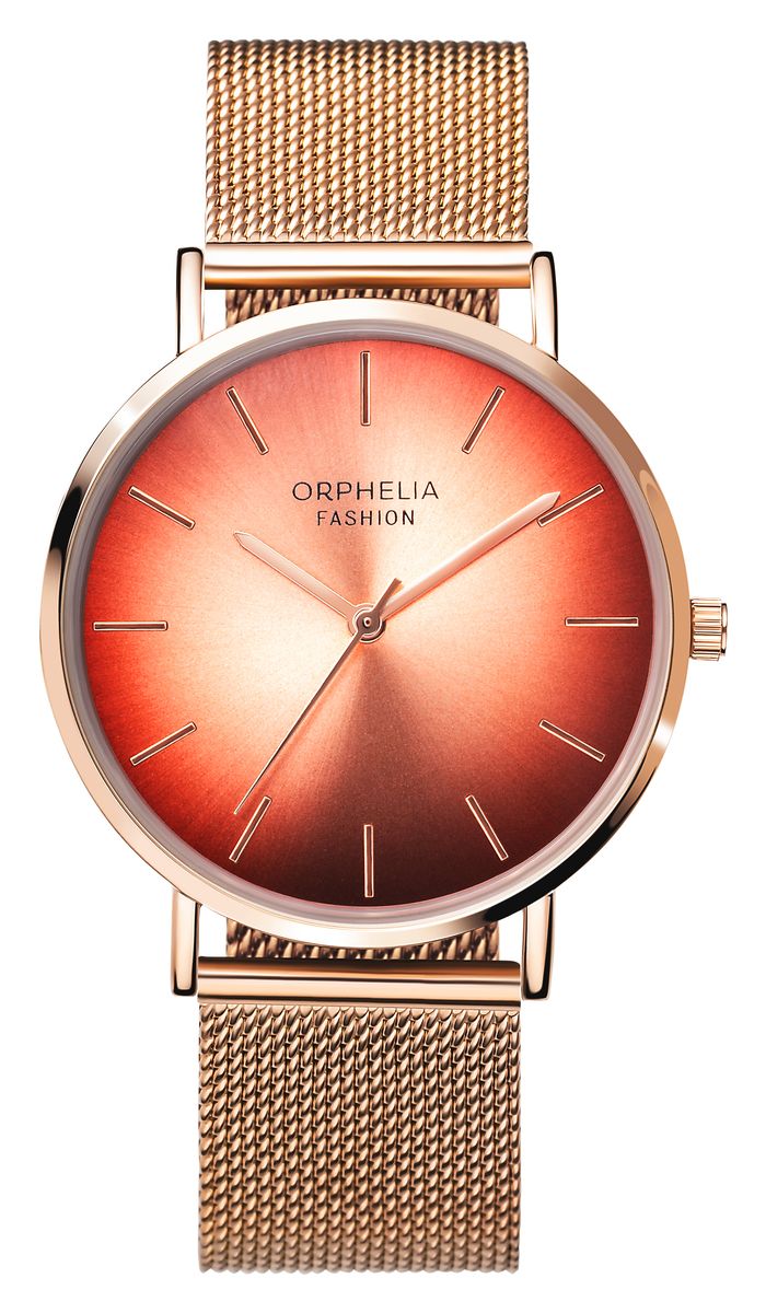 Elegante Uhr mit Verlaufs-Zifferblatt