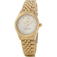 Elegante goldfarbene Jubilee Armbanduhr