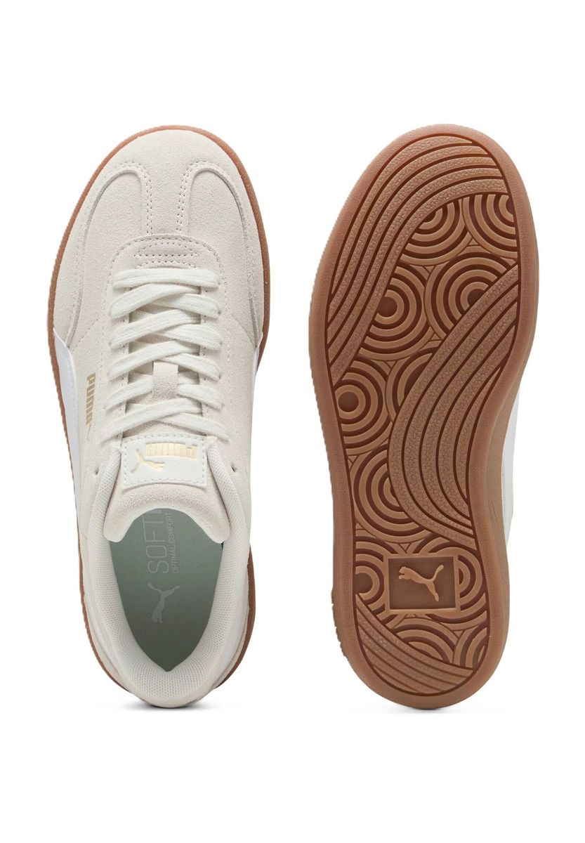 Plateau-Sneakers aus Leder